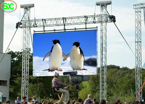 Beweglicher hängender Miet-Schaukasten LED-P10 im Freien wasserdicht