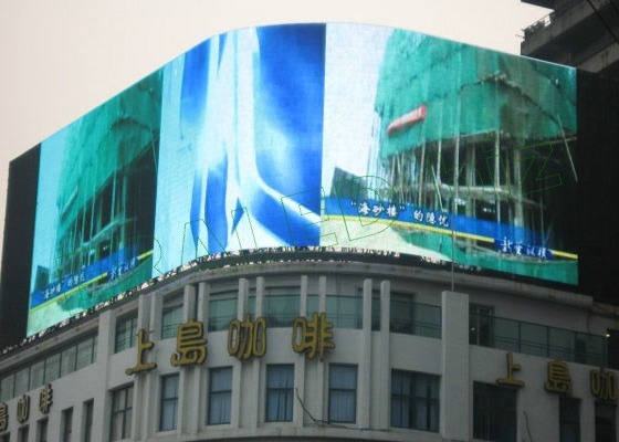 P4 Werbung Vollfarbe Smd Außenwasserdicht Flexibler LED-Display