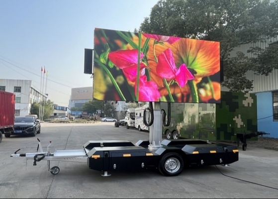 Vermietung von Aluminium-Die-Cast HD Outdoor P4.81 Mobilfahrzeug LED-Display, 250*250mm Modul