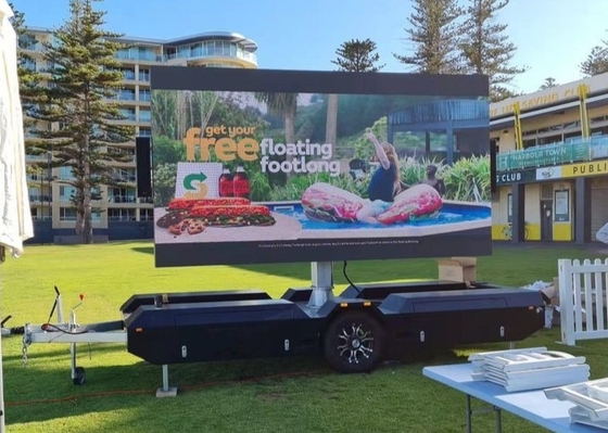P10 Vollfarbiger mobiler LED-Bildschirm / Outdoor-LED-Video-Display für Werbung