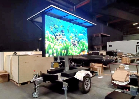 Pixel Pitch 5mm Mobile Truck LED-Display angepasste Größe Hochwasserdicht Portable einfach zu installieren