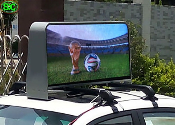 Outdoor Full Color Double Side Taxi P5 Werbung LED-Display Fahrzeugdachschild Wasserdicht