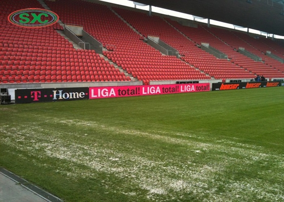 Hochauflösende Stadion-LED-Anzeige P 8SMD mit 6500cd/m2 Helligkeit und 15625 Pixel/m2 Auflösung