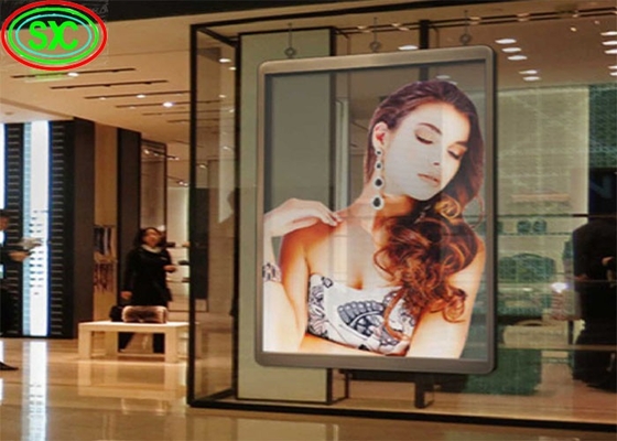 RGB 3-in-1-transparente LED-Vorhanganzeige 5 mm Pixelhöhe SMD5050 Vollfarbe Energieeffizient