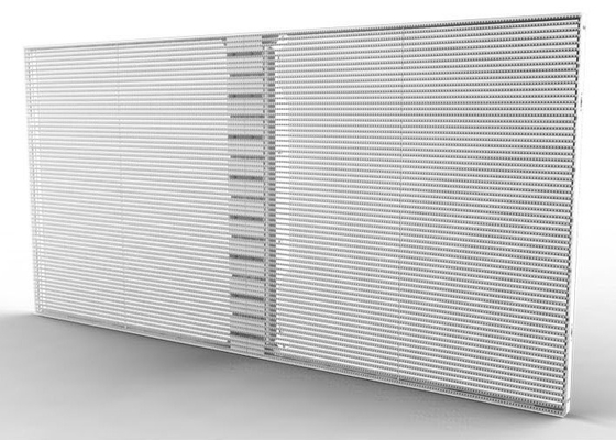 RGB 3-in-1-transparente LED-Vorhanganzeige 5 mm Pixelhöhe SMD5050 Vollfarbe Energieeffizient