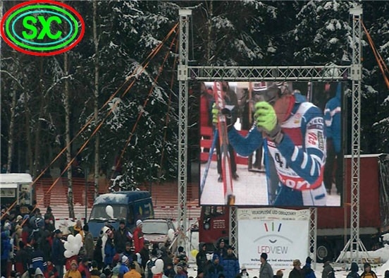 Die-Cast Aluminium Vermietung Outdoor Full Color LED-Displays für Stadien, Flughäfen und Einkaufszentren