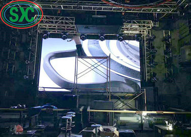 P4 Vollfarbige Hängende LED-Leihbildschirm, hohe Helligkeit, 3 Jahre Garantie Stadion Umfang LED-Anzeige