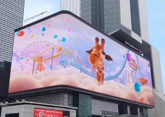 Full Color HD P6 Outdoor Werbung LED Bildschirm Fußballfeld Umfang LED Bildschirm