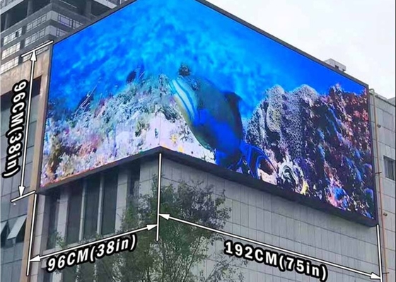 Full Color HD P6 Outdoor Werbung LED Bildschirm Fußballfeld Umfang LED Bildschirm