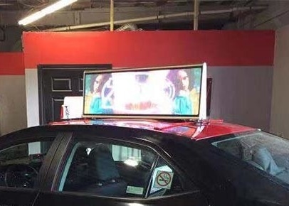 Anpassbares P3 LED Taxi Top-Bildschirmwerbung Klein, abnehmbar und einfach zu installieren