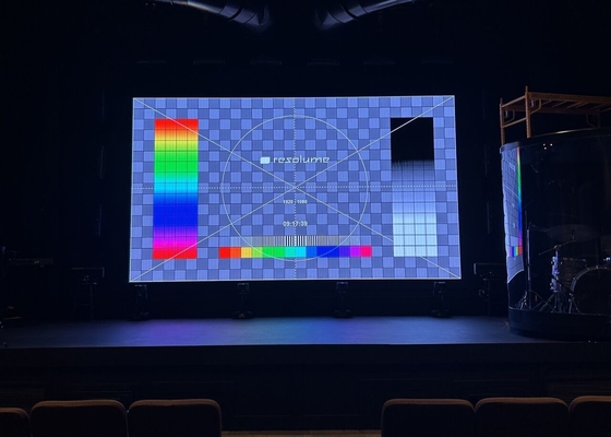 Outdoor-Gießwerk Aluminium/Eisenbox Werbung LED-Bildschirm P16 Vermietung HD Flexible Einzel- und Doppelfarbe