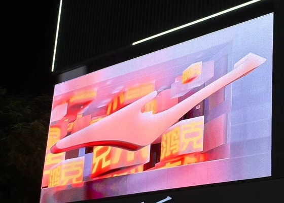 Leasing Installation Druckguss Aluminium Outdoor Werbung LED-Display P31.25 hohe Helligkeit