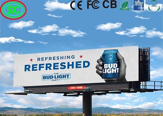 Leasing Installation Druckguss Aluminium Outdoor Werbung LED-Display P31.25 hohe Helligkeit
