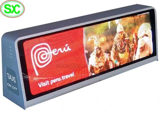 Guter Preis Taxi Dach LED-Display HD Wasserdicht Vollfarbe WIFI GPS Billboard P5 Online