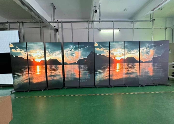 Fest/Eiserne Box LED-Poster-Display, LED-Video-Display-Panel Aluminium HD-Stereo