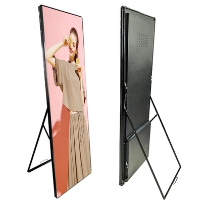 HD-LED-Plakatenanzeige P2.5 Vollfarbe Boden Stehende Werbung 1/16 Scannenwand