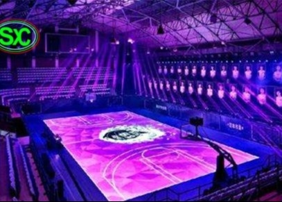 Party Event Indoor Outdoor Led Tanzboden Bildschirm 500*1000mm Schränke Vollfarbe