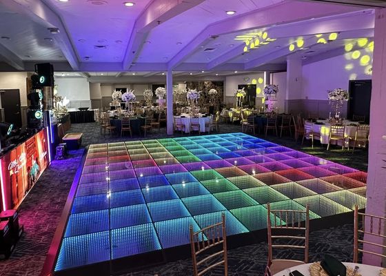 Portable 4,81mm LED Tanzflächen-Panel SMD3535 Vollfarb-Videowand