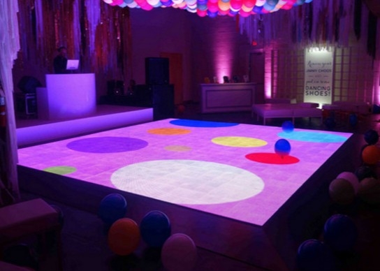 Full Color P10 LED Tanzflächenlicht 320*160mm Modul Aluminium 1/4 Scan IP65 wasserdicht
