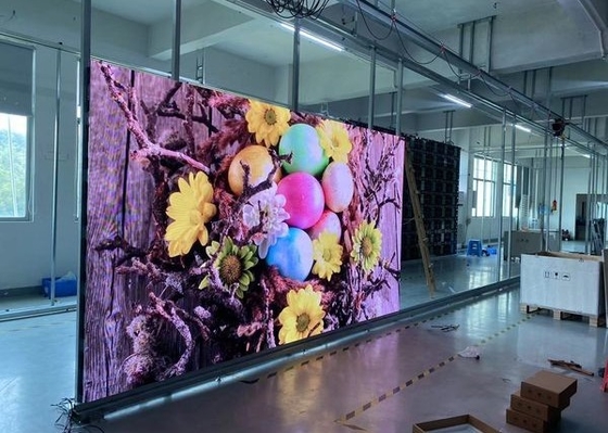 HD Full Color P4 Indoor SMD LED Druckguss Aluminiumbildschirm Stahlgehäuse 65420 Dot Matrix