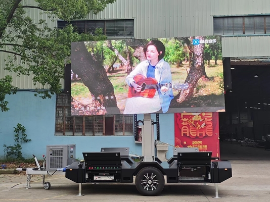 LED-Display für mobile Lkw P4.81 Großer Blickwinkel, kann Werbung deutlich anzeigen