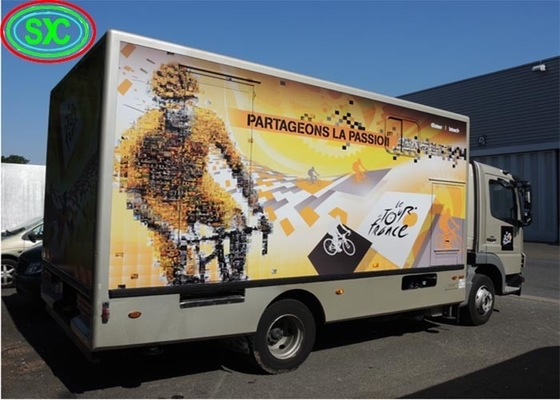 LED-Display für mobile Lkw P4.81 Großer Blickwinkel, kann Werbung deutlich anzeigen