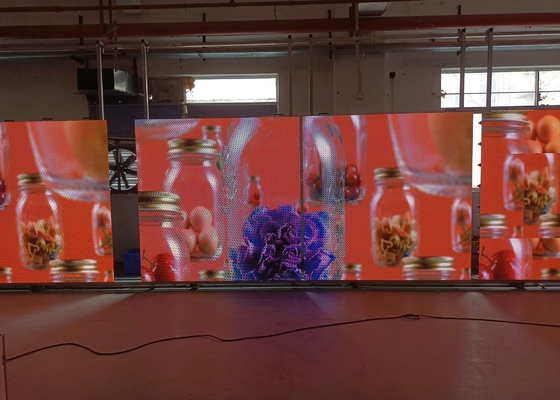 P4 RGB Indoor LED Display Board, 1/16 Scan LED Bildschirm Video Wand IP34 HD Flexibel