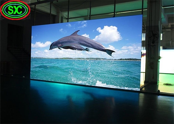Werbung Aluminiumvermietungsmodul P6 mit schmutzfreiem HD-LED-Display
