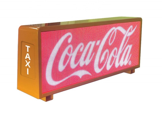 Taxi-Bildschirme Automotive LED-Signatur Anzeigen Billig, lebhaft Taxi-Dach LED-Anzeigen