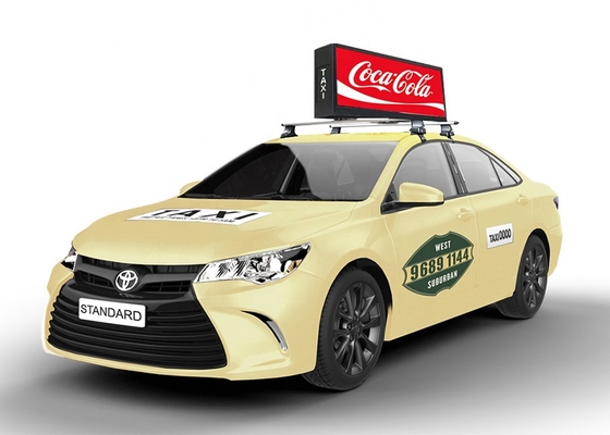 Taxi-Bildschirme Automotive LED-Signatur Anzeigen Billig, lebhaft Taxi-Dach LED-Anzeigen