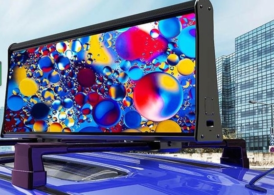 Taxi-Bildschirme Automotive LED-Signatur Anzeigen Billig, lebhaft Taxi-Dach LED-Anzeigen
