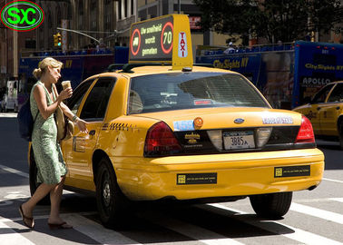 Hochhelligkeit Fahrzeug-LED-Informationsbildschirm für Taxis, Fahrzeug-LED-Display Board 10mm Pitch DC5V