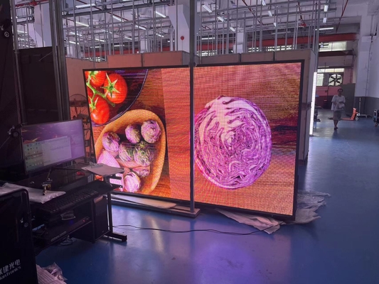 P5.95 Innenvermietung Druckguss Aluminium HD Außenwasserdicht Vollfarb-LED-Display-Modul LED-Bildschirm