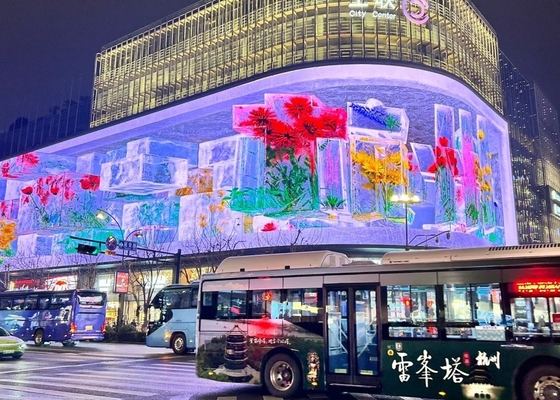 HD Vermietung Flexible Flicker Free P10 LED Display Box 1/4 Scan-Modus IP67