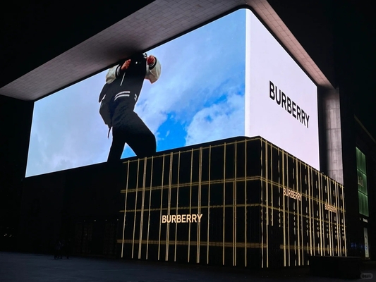 Außen-Gusswerk Aluminium Werbung RGB LED Vollfarbe Custom Display Flex Modul P4 Hochauflösung