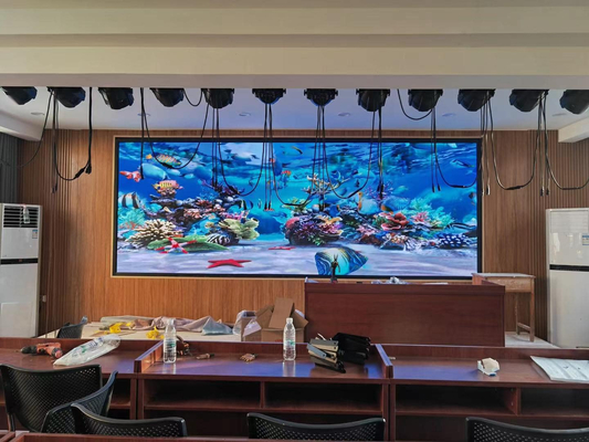 P4 LED-Bildschirm-Panel 256*128mm 64*32Pixel 1/16 Scan SMD2121 RGB Vollfarbe P4 LED-Display-Panel Modul