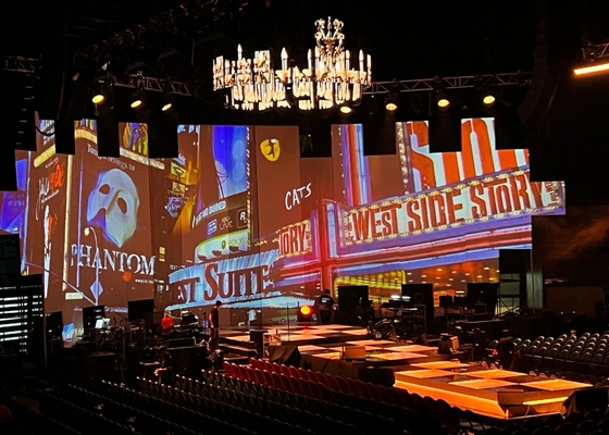 P3 RGB LED-Display Indoor Serie 1/32 Scan-Muster 192*192mm HD-Video-Panel