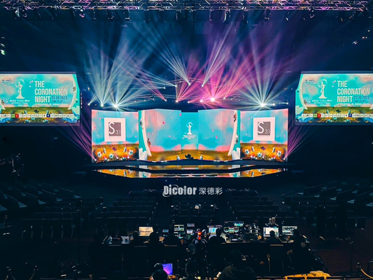 2500nits Helligkeit Hochauflösung P3 SMD Indoor RGB Full Color Led Video Display