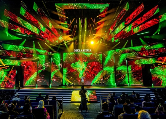 2500nits Helligkeit Hochauflösung P3 SMD Indoor RGB Full Color Led Video Display