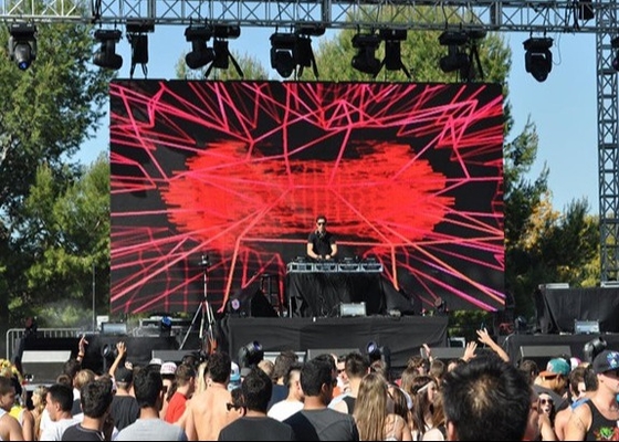 Hochhelligkeit Außen Full Color LED Display 4mm Pixel Pitch HD Wasserdicht