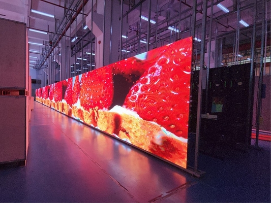 P6 Outdoor High Definition Full Color LED Display Aluminium und Eisen Druckgussschrank