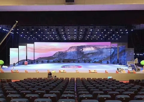Vermietung Außen-Full-Colour-LED-Display P8mm HD IP65 Festanlage