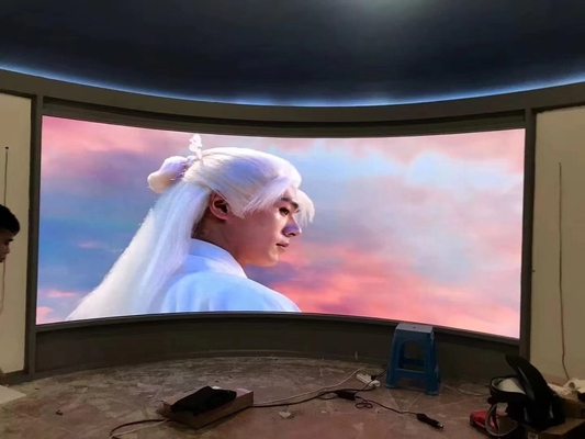 P3.91 Indoor LED Display Druckguss Aluminium Bildschirm HD Vollfarb Bühne 500x1000 Schrank