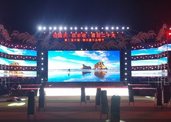 P6 Modell Wasserdicht Außen Full Color LED Display Bildschirm Einkaufszentrum Mietplattform