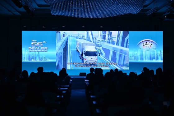 2500nits Helligkeit Außen Full Color LED Leasing Bildschirm Physischer Tonstand 6 Für Ausstellungen