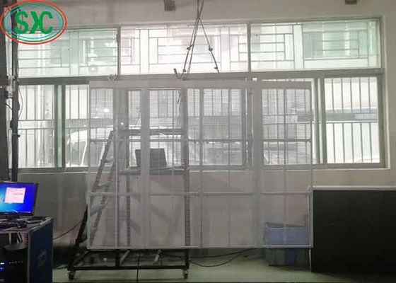 COB Wasserdicht Vollfarb-Hoch-Auflösung-Transparenter LED-Bildschirm SMD1921 3 Jahre Garantie