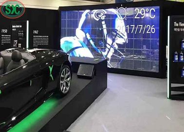 LED-Transparenter Bildschirm hohe Helligkeit Vollfarbe Transparente Wand 32768 Punkte/Quadratmeter