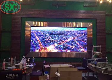 High-Definition SMD-LED-Diebguss-Aluminiumbildschirm 62500 Punkte/Quadratmeter, Innenraum-LED-TV Wandmiete