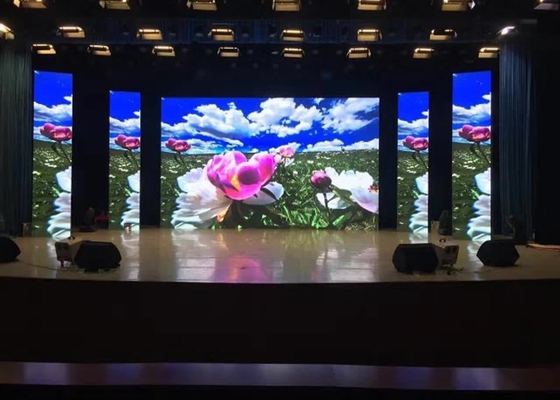 Ultra-Clear Großer Bühnenbildschirm Vollfarbe P3.91 Transparenter LED-Bildschirm mit hoher Erfrischungsrate 3840HZ