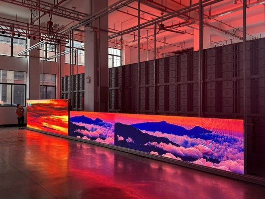 Innenraum Kleiner Vorstellungsort Konferenzbildschirm Werbung LED-Bildschirm P2.5 HD Aluminium Leichtbau Bildschirm Vermietung